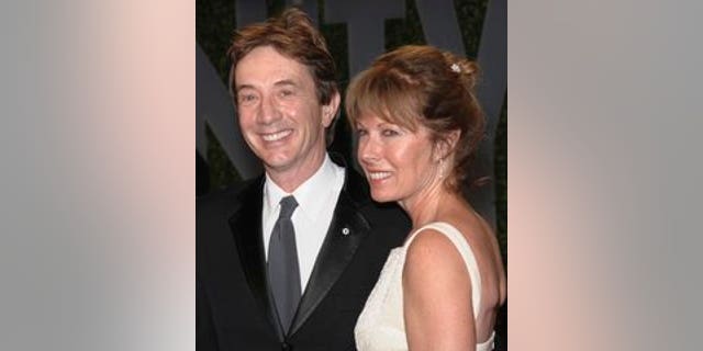 Martin Short and his wife Nancy Dolman. (AP)
