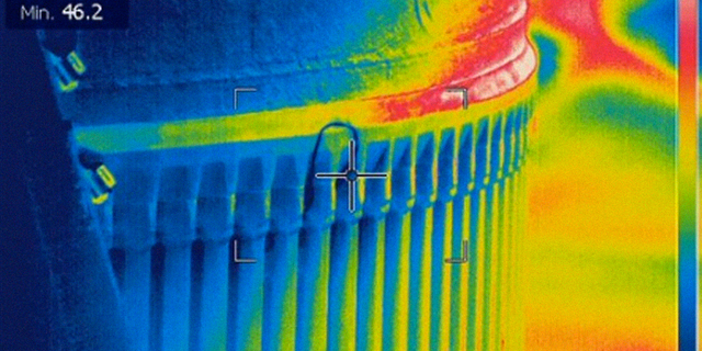 Cracks such as this one, discovered on November 9 in the space shuttle's external fuel tank, led to delays in the vehicle's final launch.