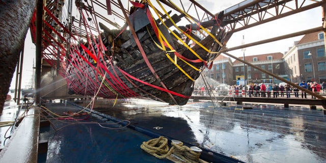 The wooden, flat-bottomed ship was first discovered in 2012 while a national organization was carrying out investigations to preserve water safety in the Dutch river.
