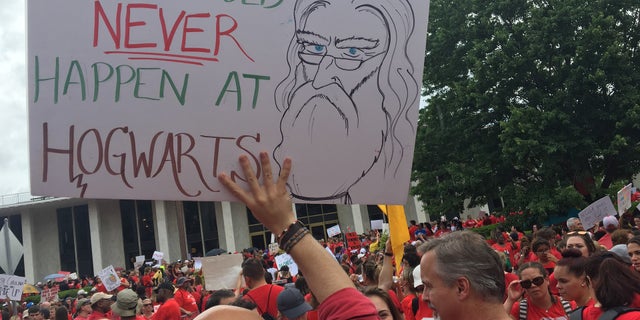 “For us it is personal. Together we say enough is enough,” said Mark Jewell, president of the North Carolina Association of Educators (NCAE).