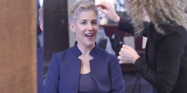 Guerrero decided to go gray all at once — and she was speechless when she saw her transformation.
