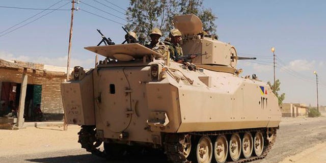 Israeli officials fear a cutoff of aid to Egypt could embolden the jihadist forces in the Sinai Peninsula. (AP)