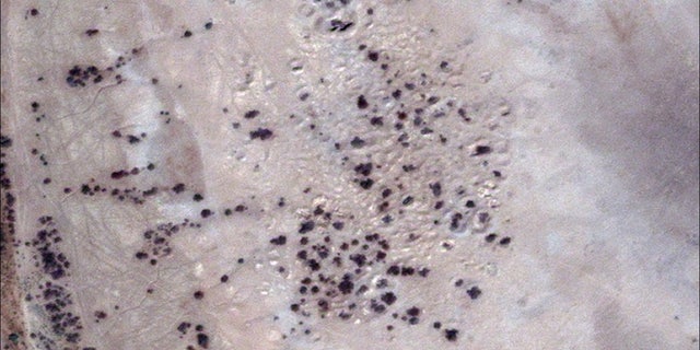 A satellite image, captured on Sept. 14, 2017, shows "site 1056," which might be the ancient city of Irisagrig.