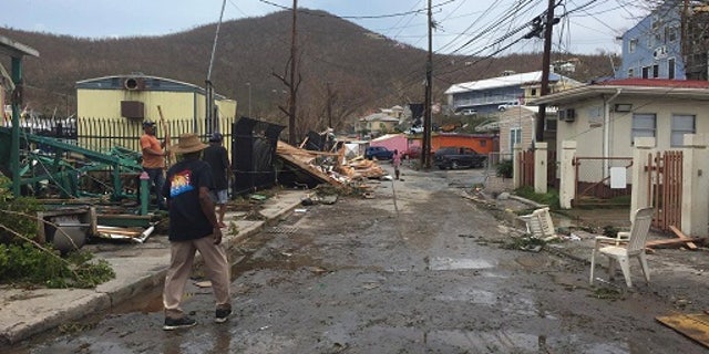 Acacia Wallenburg, a resident on Saint John Island, part of the U.S. Virgins Islands, took pictures of the damage from Hurricane Irma.