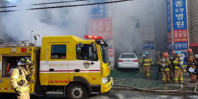 Fire at a South Korean hospital left dozens dead.