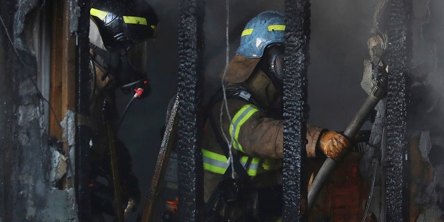 "There was so much smoke that it was hard for people to approach (the building),” a bystander told a local TV station.