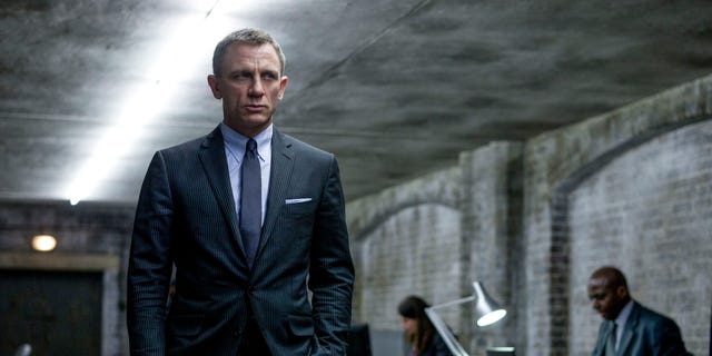 This film image released by Sony Pictures shows Daniel Craig as James Bond in a scene from the film "Skyfall."