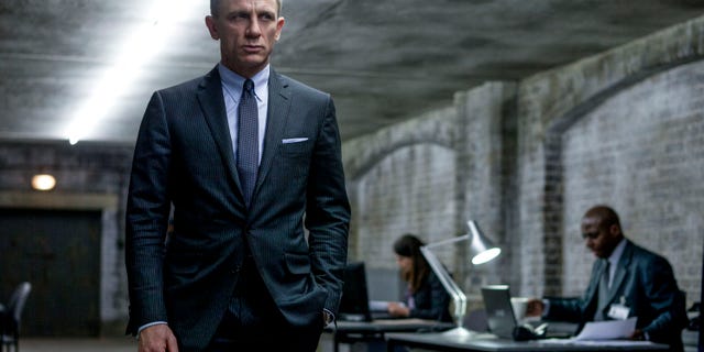 This film image released by Sony Pictures shows Daniel Craig as James Bond in a scene from the film "Skyfall."