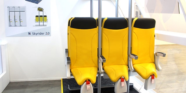 Each Skyrider 2.0. seat offers a back support and a saddle-style cushion for passengers to rest on.