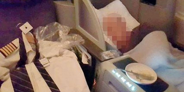 sleeping united pilot