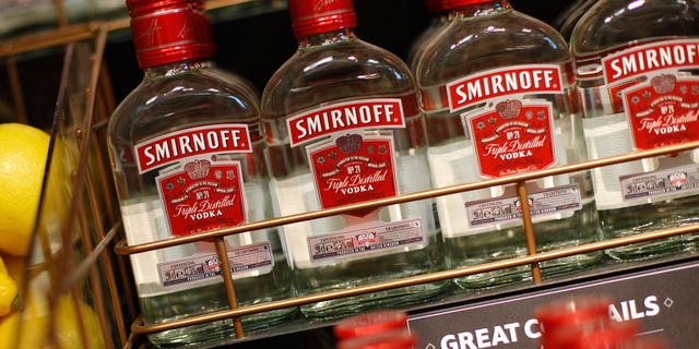 The makers of Smirnoff vodka are taking a jab at Trump.