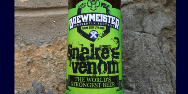Snake Venom has a whopping 67.5 per cent alcohol content.
