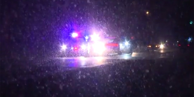 Williams was arrested after a brief pursuit during a snowstorm.