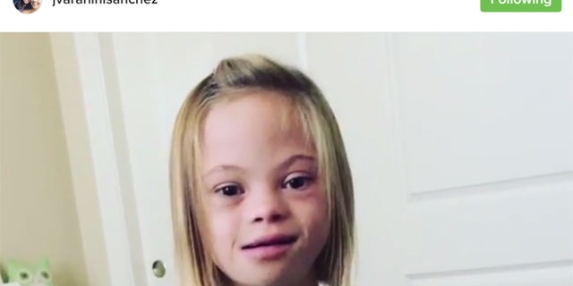Sofia Sanchez is helping to spread an important message about Down syndrome.