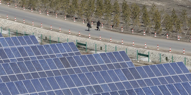 A solar park pictured in China in 2016. The NRDC has said it's worked with the Chinese government to implement environmental regulations and boost clean energy projects.