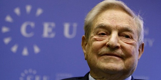 Nov. 3, 2011: George Soros smiles before a speech at the Central European University in Budapest.
