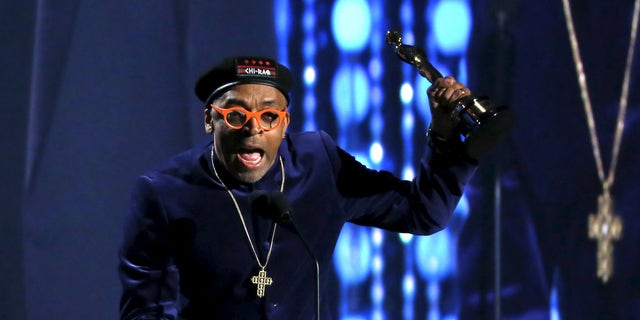 November 14, 2015. Director Spike Lee accepts an Honorary Award at the 7th Annual Academy of Motion Picture Arts and Sciences Governors Awards at The Ray Dolby Ballroom in Hollywood, California.