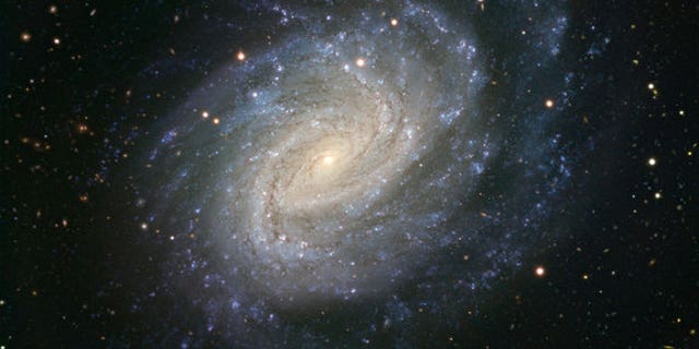 This picture taken with ESO’s Very Large Telescope shows the galaxy NGC 1187. This impressive spiral lies about 60 million light-years away in the constellation of Eridanus (The River). NGC 1187 has hosted two supernova explosions during the last thirty years, the latest one in 2007.