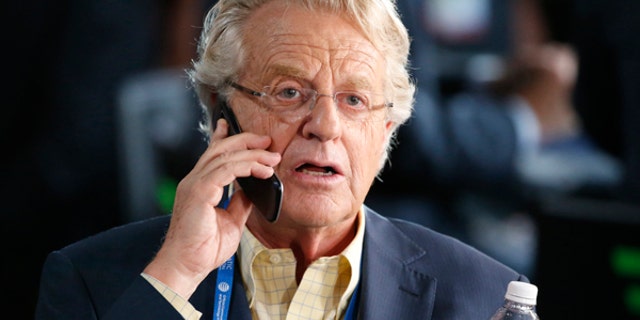 Television personality Jerry Springer at the Democratic National Convention in Philadelphia, Pennsylvania, U.S. July 25, 2016.