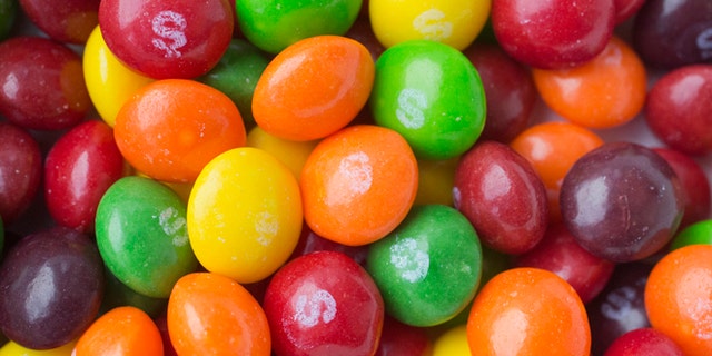FILE: Skittles has temporarily ditched its rainbow theme in favor of an all-white look in the United Kingdom and Germany in order to celebrate LGBT pride.