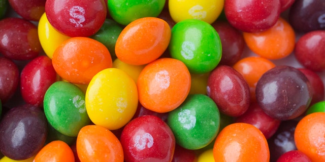 FILE: Skittles has temporarily ditched its rainbow theme in favor of an all-white look in the United Kingdom and Germany in order to celebrate LGBT pride.
