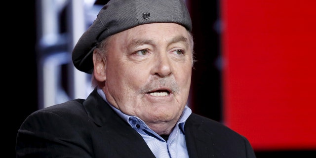 Cast member Stacy Keach speaks at a panel for the NBC series "Crowded" during the Television Critics Association (TCA) Cable Winter Press Tour in Pasadena, California, January 13, 2016. REUTERS/Mario Anzuoni - RTX22A26