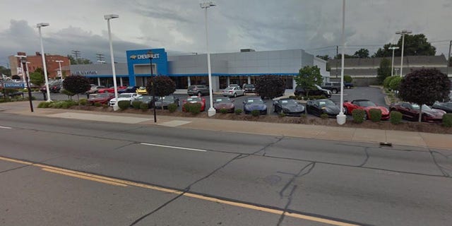 The Dearborn dealership sells Chevrolets, Cadillacs and used cars.