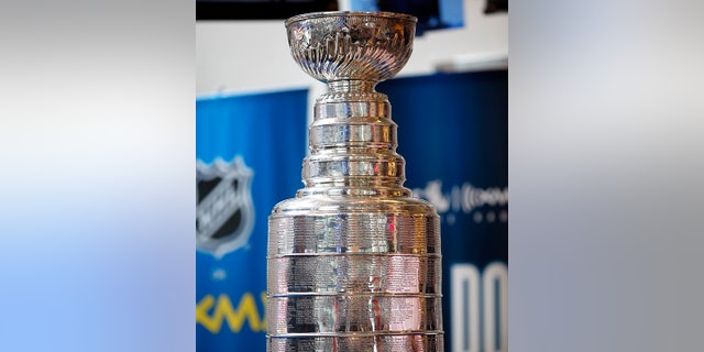 The Stanley Cup trophy is seen in the National Hockey League's retail store, in New York City, April 15, 2009.