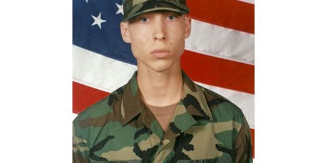 Staff Sgt. Chad Staples, 28, was checking out of Best Western in Texas on Tuesday when he noticed its elevator was out of service. The former Army sniper's request for help down three flights of stairs was then mocked by a hotel employee, his father said. (Courtesy: Robert Staples)