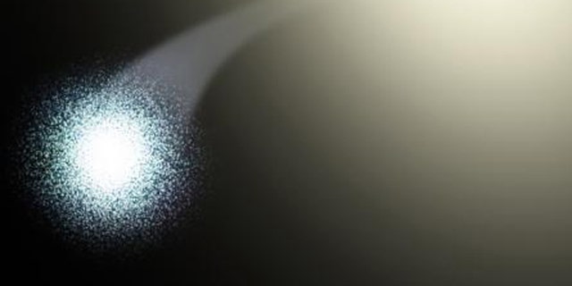 An artist's rendition of a star cluster.