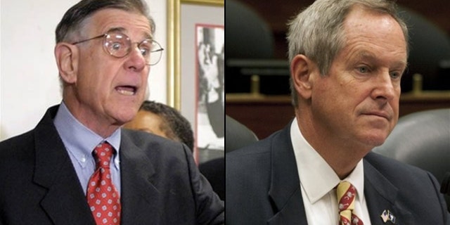 Reps. Pete Stark, (l) and Joe Wilson, (r), are two incumbents considered shoo-ins in Tuesday's primaries. (AP)