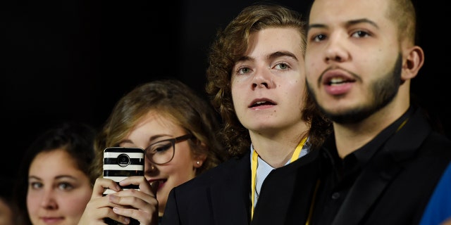 The teens were among seven teens with life-threatening medical conditions who were among the special guests at the premiere as part of the Make-A-Wish Foundation.