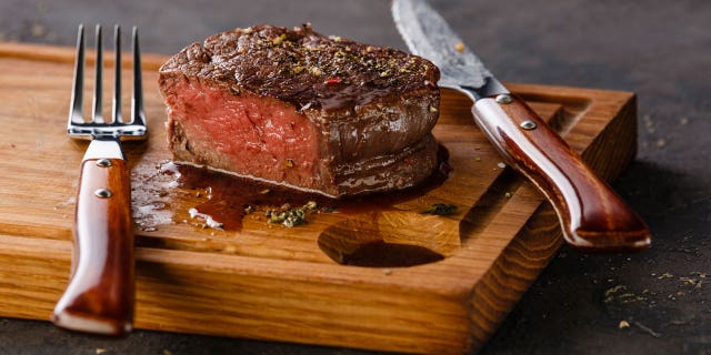 Give the steaks enough time to rest before properly slicing in - and chowing down.