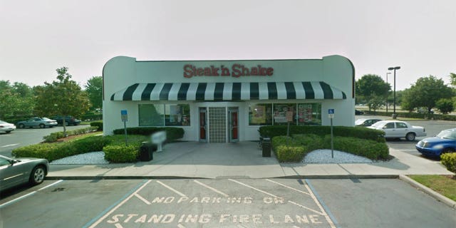 Burns allegedly pried open the drive-thru window at a Steak 'n Shake in Oviedo, Florida.