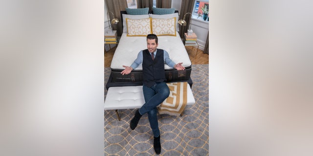 Scott designed a special-edition Reserve Collection mattress with Stearns and Foster, seen here.