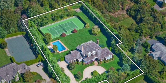 Stephanopoulos’ vacation home features everything from a tennis court to a 1,000 bottle wine cellar.