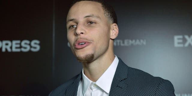 NEW YORK, NY - FEBRUARY 13: Stephen Curry attends the EXPRESS Launch Party For Menswear Brand Ambassador Stephen Curry on February 13, 2015 in New York City. (Photo by Eugene Gologursky/Getty Images for Express)