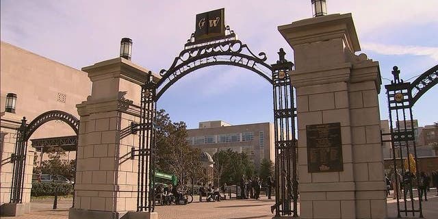 The campus of George Washington University.