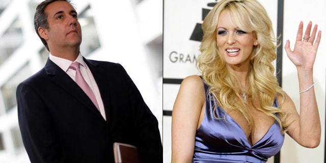 Both Michael Cohen and Stormy Daniels denied reports of a ‘hush money’ payoff successful January 2018.