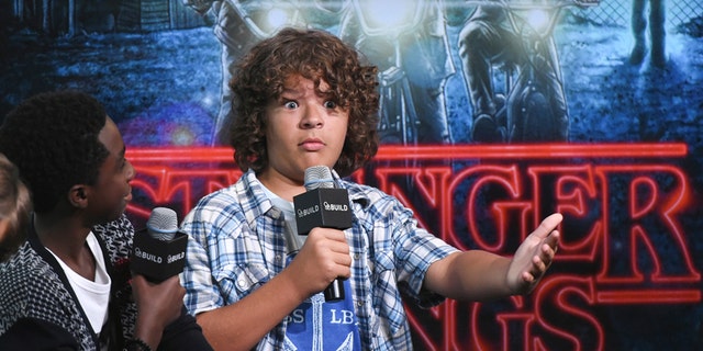 In this Aug. 31, 2016, file photo, actor Gaten Matarazzo participates in the BUILD Speaker Series to discuss the Netflix series, "Stranger Things", at AOL Studios in New York.