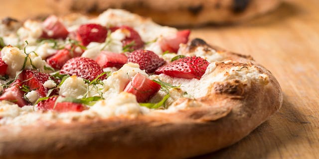 Despite backlash over the strange dish, strawberry pizza is apparently popular enough to be the subject of stock photography.