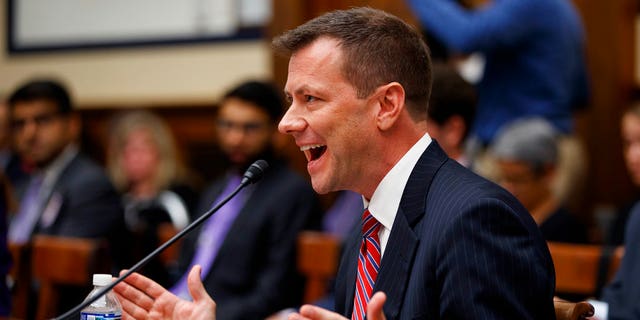 FBI Deputy Assistant Director Peter Strzok, testifies before a House Judiciary Committee joint hearing on "oversight of FBI and Department of Justice actions surrounding the 2016 election" on Capitol Hill in Washington, Thursday, July 12, 2018. (AP Photo/Evan Vucci)