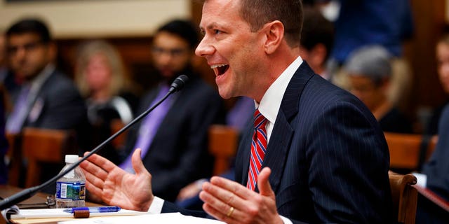 FBI Deputy Assistant Director Peter Strzok, testifies before a House Judiciary Committee joint hearing on "oversight of FBI and Department of Justice actions surrounding the 2016 election" on Capitol Hill in Washington, Thursday, July 12, 2018. (AP Photo/Evan Vucci)