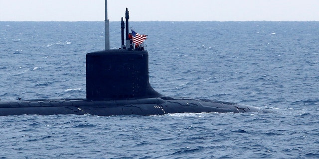 File photo - U.S. submarine New Mexico is seen during NATO's Dynamic Manta 2017 anti-submarine warfare exercise, in Catania's harbour, southern Italy March 13, 2017. Picture taken March 13, 2017. (REUTERS/Antonio Parrinello)