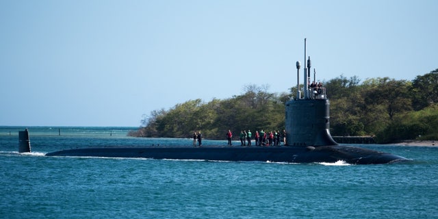 File photo - The Virginia-class fast attack submarine USS Hawaii (SSN 776) pulls into Pearl Harbor July 6 as part of the biannual Rim of the Pacific (RIMPAC) 2018 maritime exercise. (U.S. Navy photo by Mass Communications Specialist 1st Class Daniel Hinton/Released)