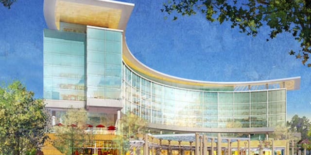 Proposed casino on site of former Suffolk Downs racetrack on East Boston/Revere line.