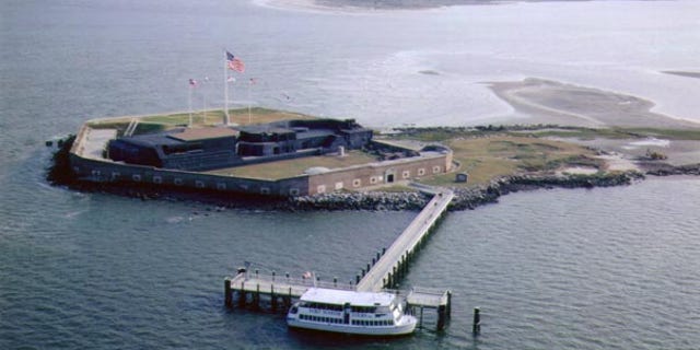 FILE: This National Parks Service photo shows Fort Sumter in South Carolina.  The looming shutdown of the federal government includes the National Parks Service, which could mean festivities starting this weekend commemorating the attack on Fort Sumter 150 years ago could happen without Fort Sumter.
