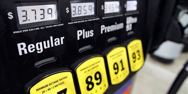 Feb. 24, 2012: Gas prices are posted at a Sunoco gas station in Philadelphia.