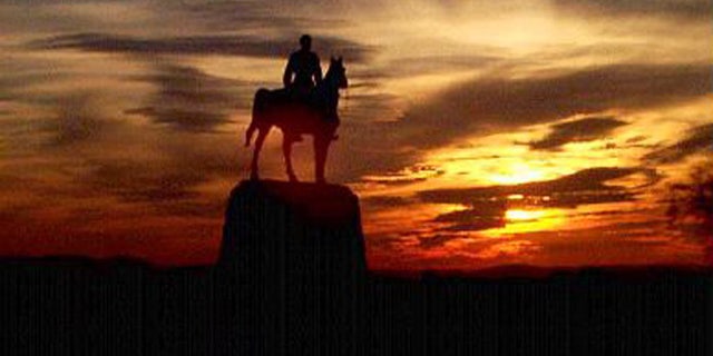 Battlefield at Gettysburg, in Gettysburg, Pa., where President Abraham Lincoln delivered his famous Gettysburg Address on Nov. 19, 1863.