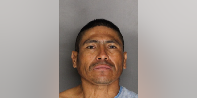 Jose Garcia Alvarez, 40, was arrested after he was captured on video in an alleged road rage incident.